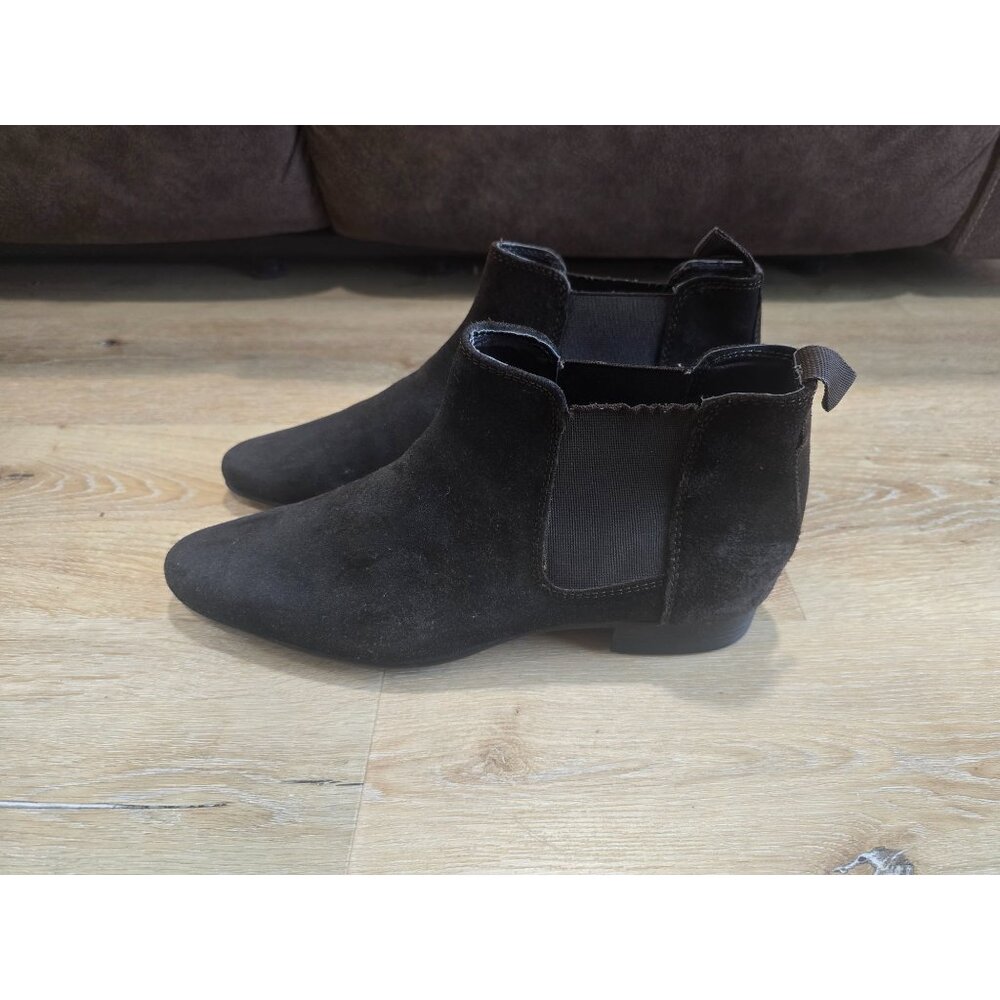 ASOS Dark Brown Suede Chelsea Boots Mens Size 9